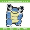 Pokemon Blastoise SVG, Water Pokemon SVG, Pokemon Blue SVG, Generation Pokemon Blastoise SVG DXF EPS PNG