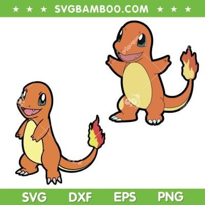 Pokemon Charmander SVG, Fire Pokemon SVG, Lizard Pokemon SVG, Generation 1 Pokemon Charmander SVG DXF EPS PNG Pokemon Charmander SVG, Fire Pokemon SVG, Lizard Pokemon SVG, Generation 1 Pokemon Charmander SVG DXF EPS PNG