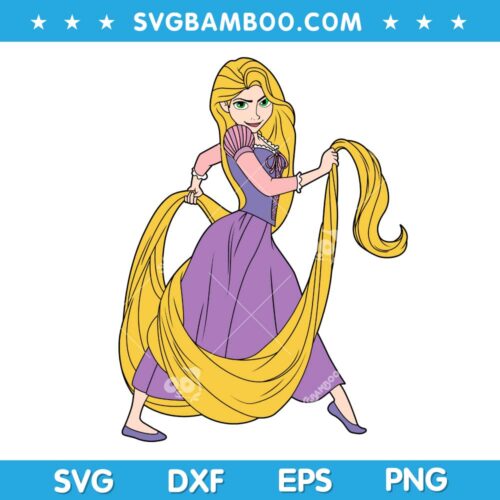Tangled Rapunzel SVG, Disney Rapunzel SVG, Tangled SVG, Disney Tangled Rapunzel SVG DXF EPS PNG