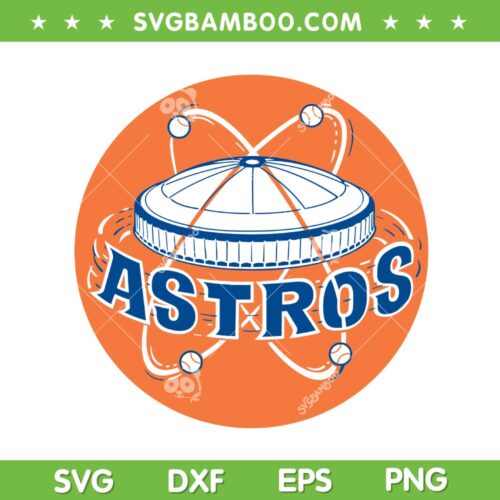 Astros Baseball Logo SVG, Astros Team Spirit SVG, Houston City Baseball Team SVG DXF EPS PNG