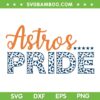 Astros Pride Leopard SVG, Astros Baseball Pride SVG, Houston Baseball Team Pride SVG DXF EPS PNG