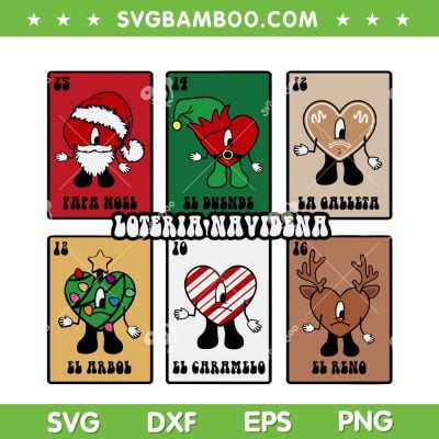 Bad Bunny Loteria Navidena SVG, Loteria Navidena Christmas SVG, Bad Bunny Christmas SVG DXF EPS PNG Bad Bunny Loteria Navidena SVG, Loteria Navidena Christmas SVG, Bad Bunny Christmas SVG DXF EPS PNG