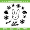 Bad Bunny Xmas SVG, White Bad Bunny Christmas SVG, Vintage Bad Bunny Christmas SVG DXF EPS PNG Bad Bunny Xmas SVG, White Bad Bunny Christmas SVG, Vintage Bad Bunny Christmas SVG DXF EPS PNG