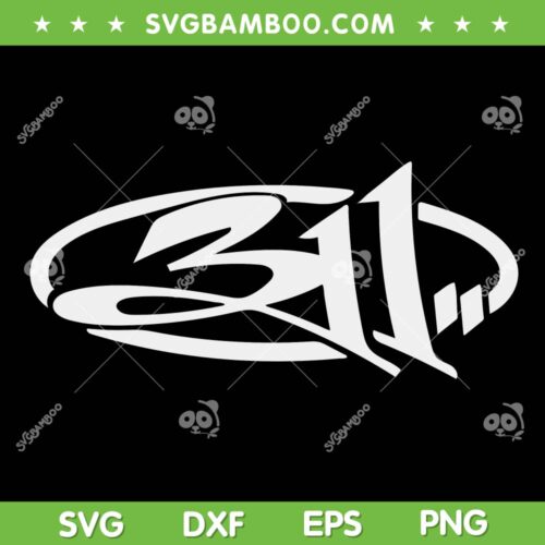 Best Artwork Logo 311 Band SVG, 311 Band Logo SVG, Trending 311 Band Logo SVG DXF EPS PNG