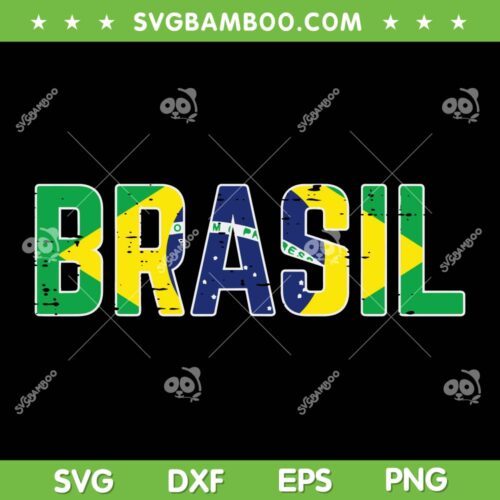 Brasil Flag Brazilian Soccer Fan SVG, Brasil Football Fan SVG, Brazil Football Flag SVG DXF EPS PNG