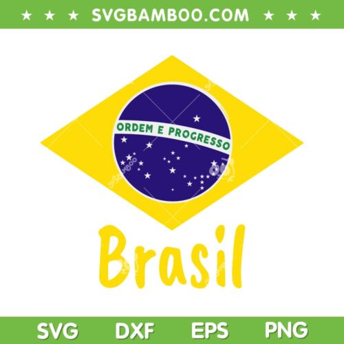 Brazil Flag SVG, Brazil Soccer Jersey SVG, Brazil Flag Of Football SVG, Football Team SVG DXF EPS PNG