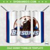 Buffalo Bisons 20oz Skinny Tumbler Template PNG, Buffalo Bisons Logo Tumbler Wrap PNG, American Bison Tumbler Sublimation Design PNG Download