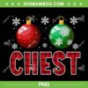 Chest Nuts Buffalo Plaid PNG, Funny Christmas Couples Chest PNG, Christmas Snowflake Chest Nuts PNG