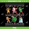Christmas Kids Dabbing Santa Elf Deer PNG, Friends Xmas Dabbing PNG, Santa Elf Deer Kid PNG