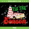 Christmas Tree Cake Debbie Groovy PNG, Little Tis The Season Christmas Tree Cakes PNG, Chirstmas Little Tis The Season PNG