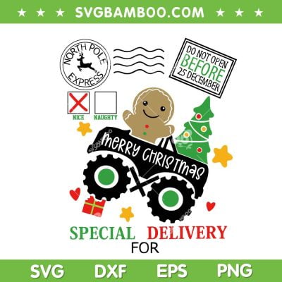 Christmas Truck Santa Sack SVG, Gingerbread Pole Mail SVG, Christmas Truck Special Delivery SVG DXF EPS PNG Christmas Truck Santa Sack SVG, Gingerbread Pole Mail SVG, Christmas Truck Special Delivery SVG DXF EPS PNG