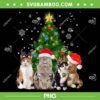 Cute Cat Christmas Tree PNG, Cat Lover Xmas PNG, Chritsmas Tree Cats Santa Hat PNG Cute Cat Christmas Tree PNG, Cat Lover Xmas PNG, Chritsmas Tree Cats Santa Hat PNG