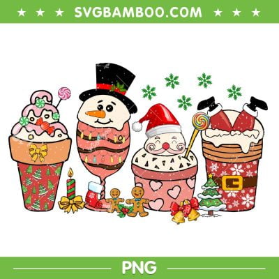 Cute Coffee Drink Christmas PNG, Christmas Coffee Drink PNG, Holiday Coffee PNG
