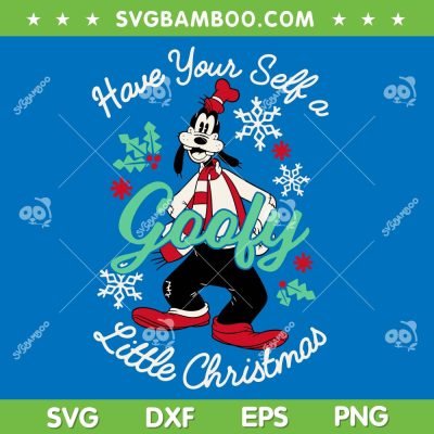 Disney Goofy Christmas Classic SVG, Disney Mickey And Friends Christmas SVG, Disney Christmas SVG DXF EPS PNG