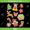 Disney Mickey And Minnie Christmas PNG, Gingerbread Cookies Candy PNG, Xmas Sweets Cookies Snacks PNG