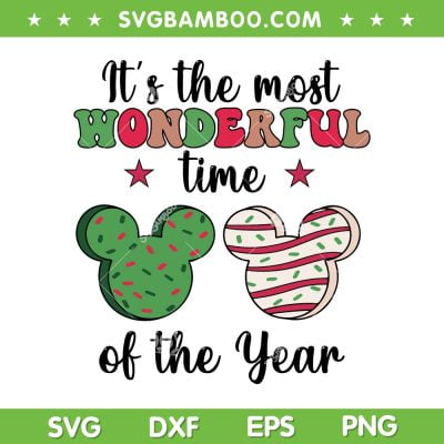 Disney Mouse Its The Most Wonderful Time SVG, Mickey Foods Xmas SVG, Xmas The Most Wonderful Time Of The Year SVG DXF EPS PNG Disney Mouse Its The Most Wonderful Time SVG, Mickey Foods Xmas SVG, Xmas The Most Wonderful Time Of The Year SVG DXF EPS PNG