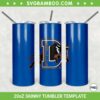 Durham Bulls 20oz Skinny Tumbler Template PNG, Durham Bulls Logo Tumbler Wrap PNG, Durham Bulls Baseball Tumbler Sublimation Design PNG Download