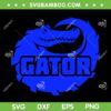 Gator Blue Alligator SVG, Florida Gators Football Blue SVG, Gators Football Team Alligator SVG DXF EPS PNG