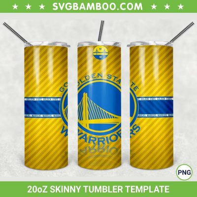 Golden State Warriors 20oz Skinny Tumbler Template PNG, Golden State Warriors Logo Tumbler Wrap PNG, Basketball Tumbler Sublimation Design PNG Download Golden State Warriors 20oz Skinny Tumbler Template PNG, Golden State Warriors Logo Tumbler Wrap PNG, Basketball Tumbler Sublimation Design PNG Download