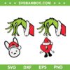 Grinch Hand Bad Bunny SVG, Bad Bunny Sad Heart Ornament SVG, Bad Bunny Grinch Hand Christmas SVG DXF EPS PNG
