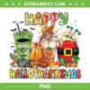 Happy Hallothanksmas Coffee 2022 PNG, Halloween Thanksgiving Christmas PNG, Thanksgiving Day PNG