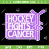 Hockey Fights Cancer SVG, Hockey Fights Cancer Logo Vector SVG, Hockey Fights Cancer Vintage SVG DXF EPS PNG
