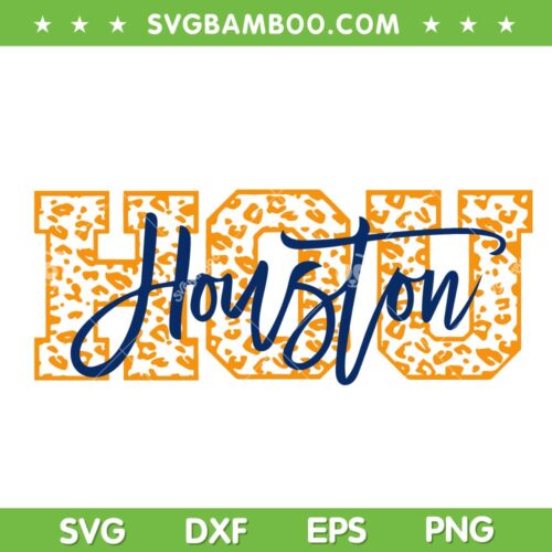 Houston Leopard SVG, Houston Astros 2022 Leopard SVG, Houston Astros Leopard SVG DXF EPS PNG