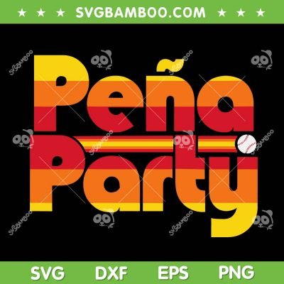 Jeremy Pena Party SVG, Houston Astros Championship SVG, Houston Baseball SVG DXF EPS PNG