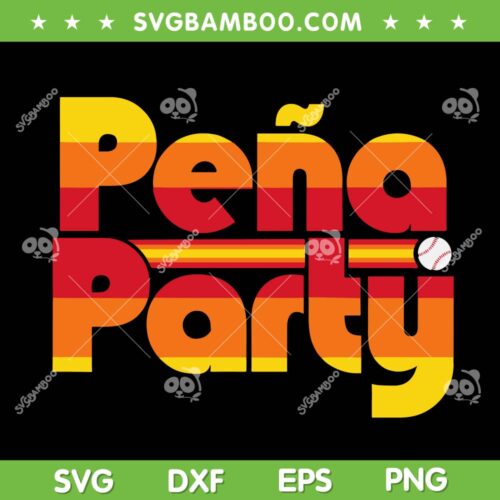 Jeremy Pena Party SVG, Houston Astros Championship SVG, Houston Baseball SVG DXF EPS PNG