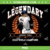 Jeremy Pena Legendary PNG, 2022 World Champion Jeremy Pena PNG, Baseball World Champion 2022 PNG