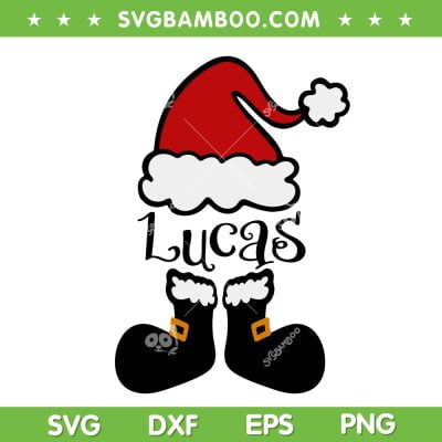 Kids Christmas SVG, Santa Split Santa Boy SVG, Lucas Xmas Boy Santa Hat SVG DXF EPS PNG Kids Christmas SVG, Santa Split Santa Boy SVG, Lucas Xmas Boy Santa Hat SVG DXF EPS PNG