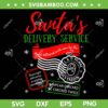 Labor And Delivery Nurse Christmas SVG, Santas Delivery Service Nurse SVG, Hand Delivered With Care SVG DXF EPS PNG