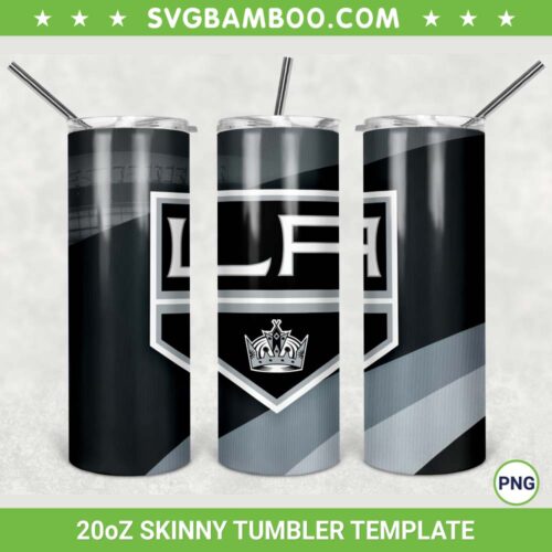 Los Angeles Kings 20oz Skinny Tumbler Template PNG, NHL Los Angeles Kings Tumbler Wrap PNG, NHL Sport Tumbler Sublimation Design PNG Download