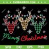 Merry Christmas Reindeer Leopard SVG, Merry Christmas Reindeer Red Plaid SVG, Merry Christmas Reindeer Green Plaid SVG DXF EPS PNG Merry Christmas Reindeer Leopard SVG, Merry Christmas Reindeer Red Plaid SVG, Merry Christmas Reindeer Green Plaid SVG DXF EPS PNG