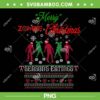 Merry Zombie Christmas PNG, Zombies Love Christmas Too PNG, Xmas Zombie Season Eating PNG