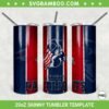 New England Patriots 20oz Skinny Tumbler Template PNG, NFL New England Patriots Tumbler Wrap PNG, Football Tumbler Sublimation Design PNG Download
