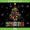 Nurse Christmas Tree PNG, Buffalo Plaid Nurses Xmas PNG, Christmas Nurse Green Plaid PNG