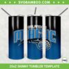 Orlando Magic 20oz Skinny Tumbler Template PNG, Orlando Magic NBA Tumbler Wrap PNG, Sports Logo Tumbler Sublimation Design PNG Download