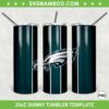 Philadelphia Eagles 20oz Skinny Tumbler Template PNG, NFL Philadelphia Eagles Tumbler Wrap PNG, Eagle Football Tumbler Sublimation Design PNG Download