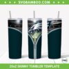 Philadelphia Eagles Zipper 20oz Skinny Tumbler Template PNG, Philadelphia Eagles Tumbler Wrap PNG, American Football Tumbler Sublimation Design PNG Download