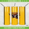 Pittsburgh Pirates 20oz Skinny Tumbler Template PNG, MLB Pittsburgh Pirates Tumbler Wrap PNG, Baseball Tumbler Sublimation Design PNG Download