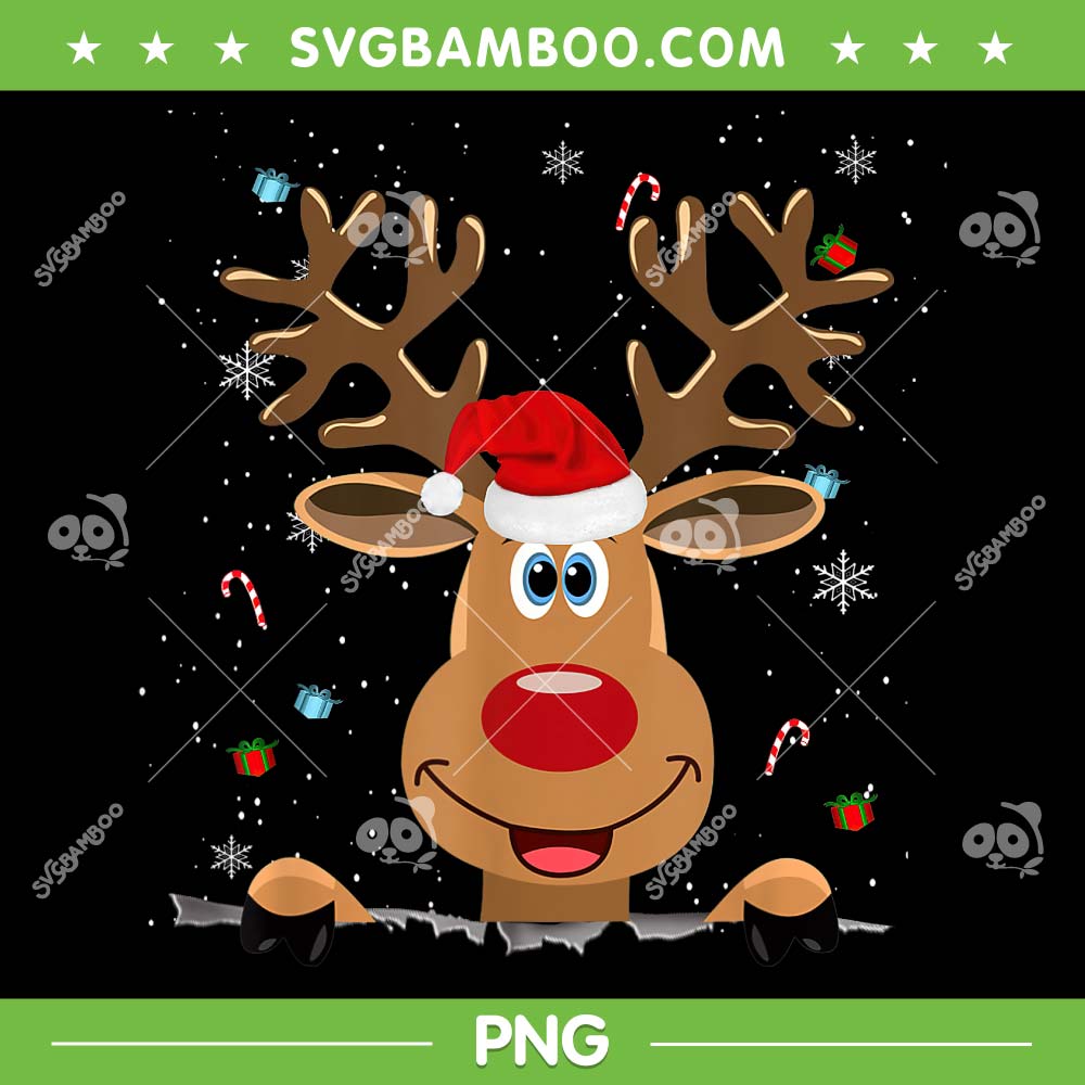 Rudolph Red Nose Reindeer PNG, Christmas Rudolph
