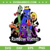 Rainbow Friends SVG, Cartoon Friends SVG, Rainbow Friends Monster SVG DXF EPS PNG