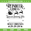 Reindeer Express SVG, Christmas Reindeer Express SVG, Merry Christmas Ho Ho Ho SVG DXF EPS PNG