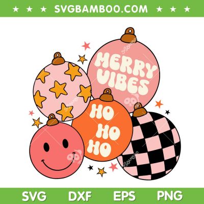 Retro Groovy Merry Vibes Ho Ho Ho SVG, Groovy Vibes SVG, Merry Christmas SVG DXF EPS PNG Retro Groovy Merry Vibes Ho Ho Ho SVG, Groovy Vibes SVG, Merry Christmas SVG DXF EPS PNG