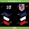 Retro Vintage 10 American Football PNG, Football Player Vintage Retro PNG, Football Team PNG