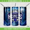 Sacramento Kings 20oz Skinny Tumbler Template PNG, Sacramento Kings Logo Tumbler Wrap PNG, NBA Sports Tumbler Sublimation Design PNG Download