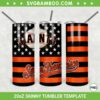 San Francisco Giants 20oz Skinny Tumbler Template PNG, San Francisco Giants Logo Tumbler Wrap PNG, MLB Baseball Team Tumbler Sublimation Design PNG Download