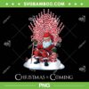 Santa Candy Cane Throne PNG, Santa Christmas Is Coming PNG, Christmas Santa Claus PNG