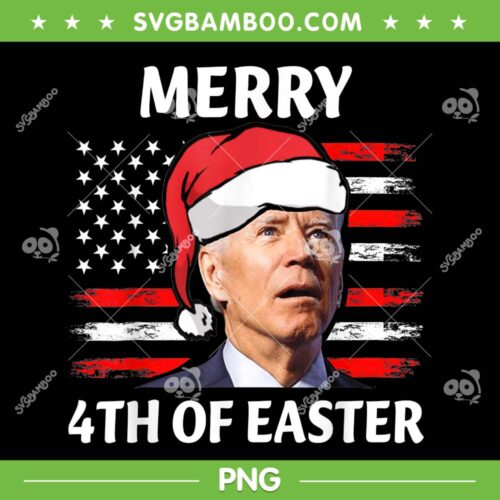 Santa Joe Biden Confused Happy Easter PNG, Biden Christmas America Flag PNG, Joe Biden Easter American Flag PNG